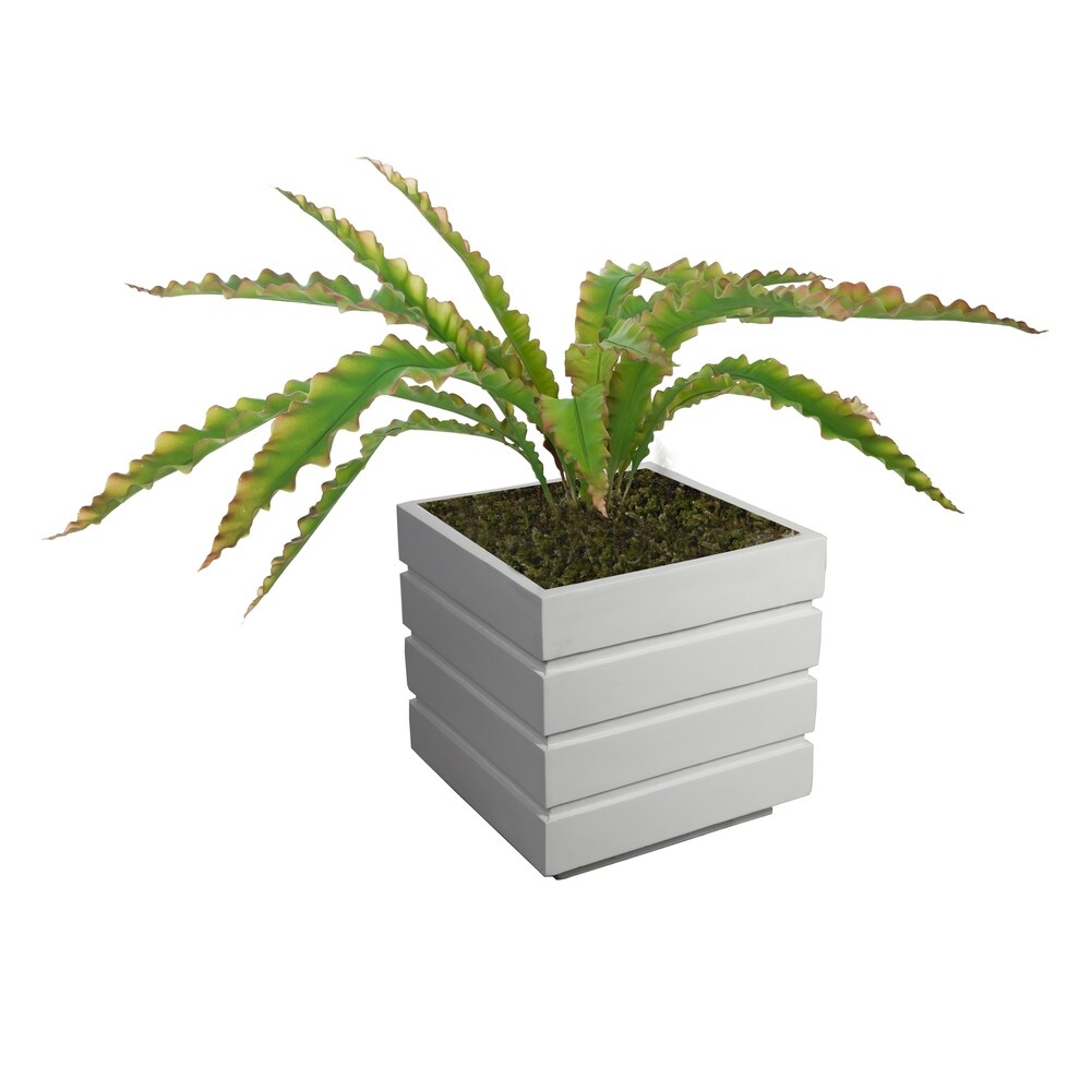 39.5"H Real touch agave in Fiberstone Planter - 38"