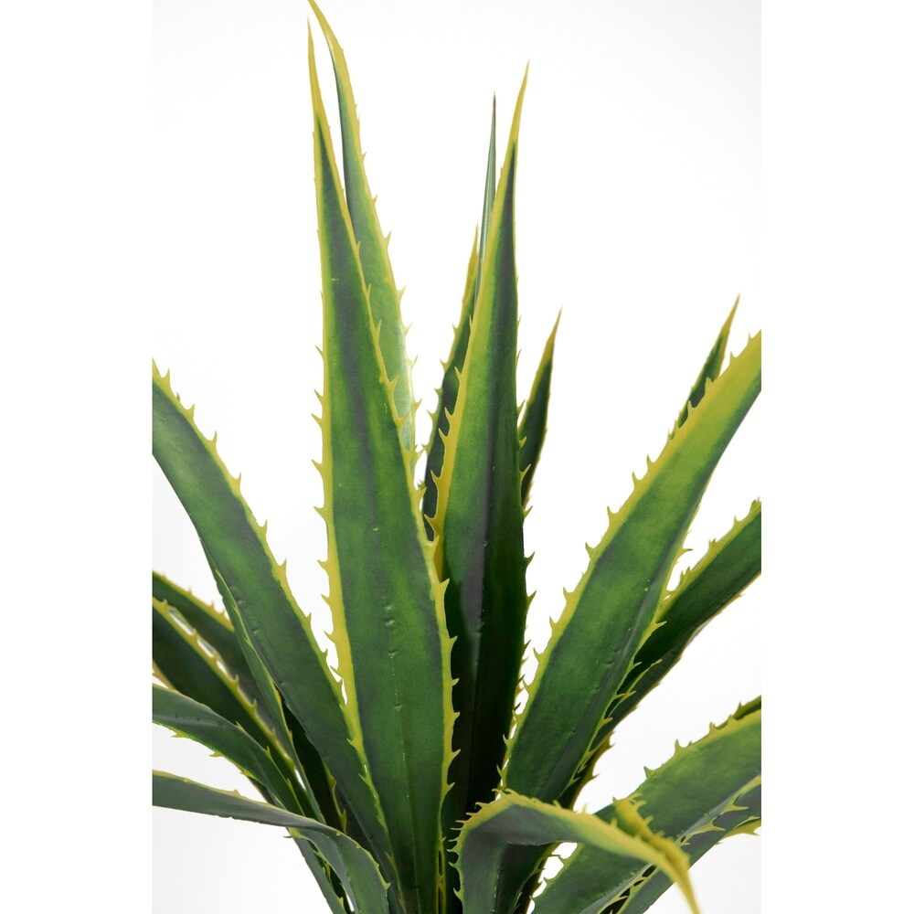 57.5" Real Touch Agave Plantin Resin Planter