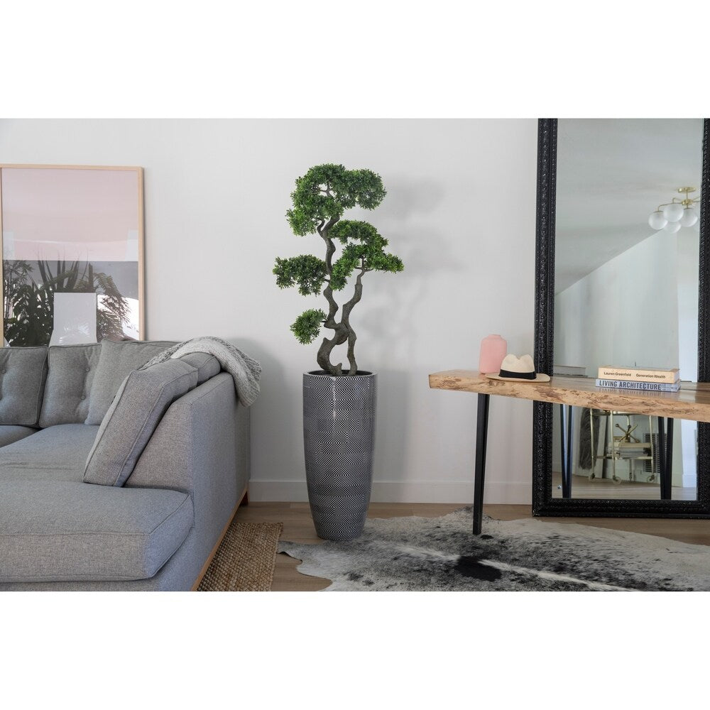 64.5" bonsai tree in Resin Planter - OS