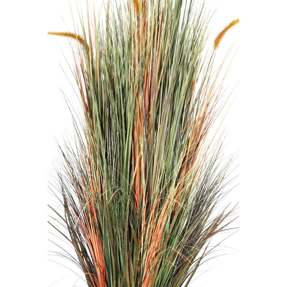 Vintage Home 66-inch Tall Onion Grass with Cattails in Planter - 66"