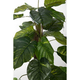 69.5" Real touch greenery in Resin Planter - OS