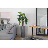 69.5" Real touch greenery in Resin Planter - OS