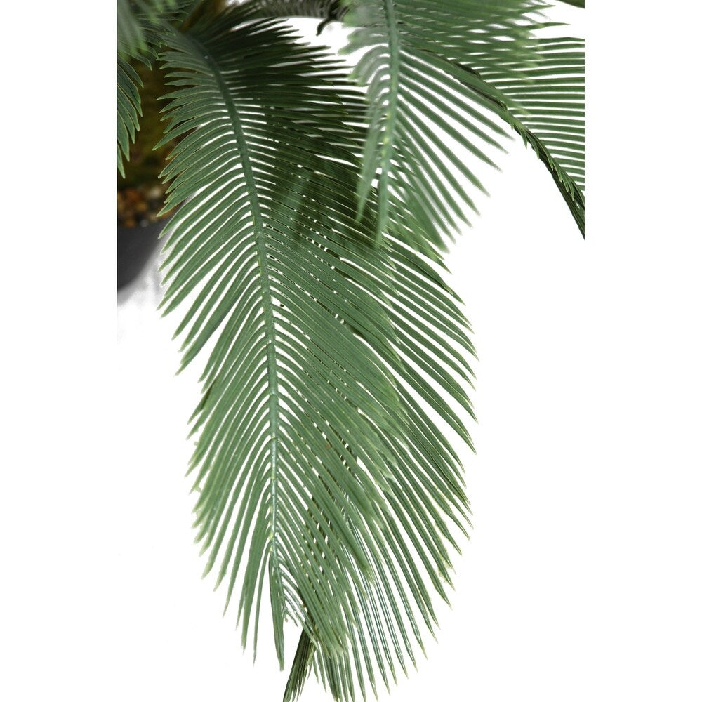 70" Palm Tree Artificial Faux Decor in Resin Planter