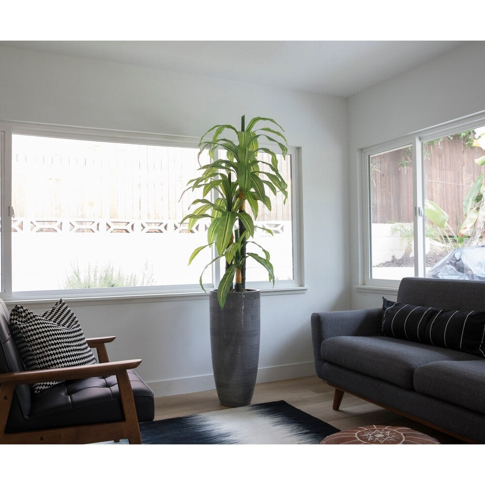 74" Real touch corn plant in Resin Planter - 85"