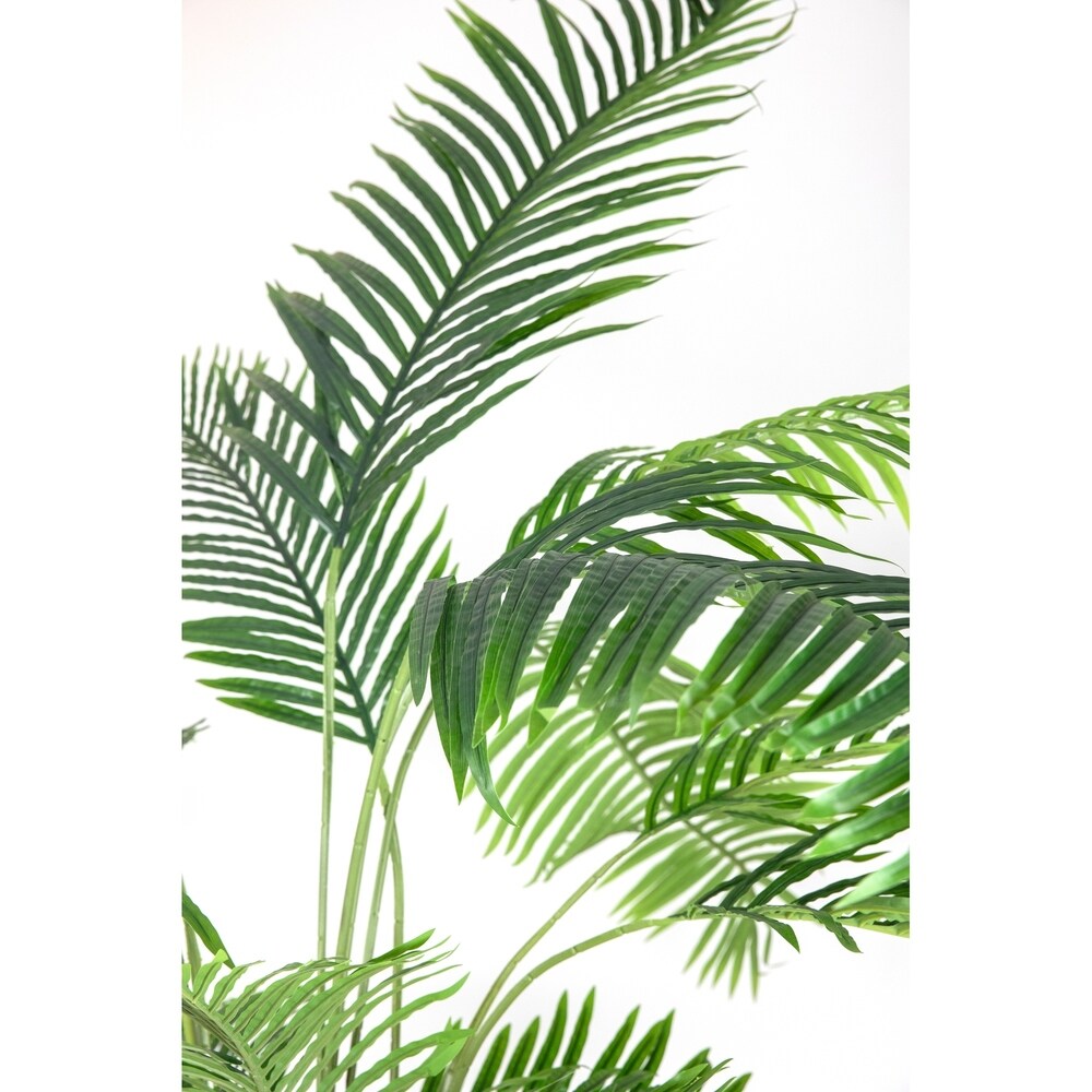 77" Real Touch Palm Tree in Fiberstone Planter