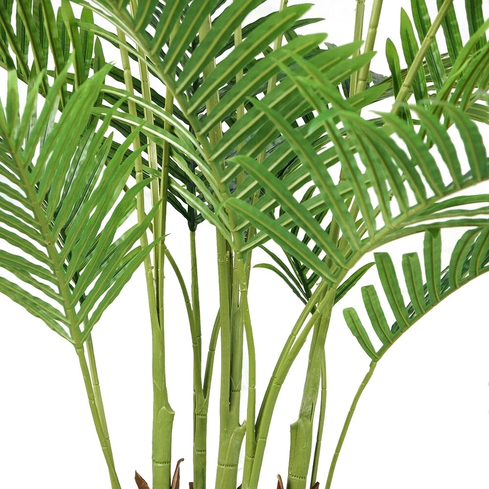 77" Real Touch Palm Tree in Fiberstone Planter