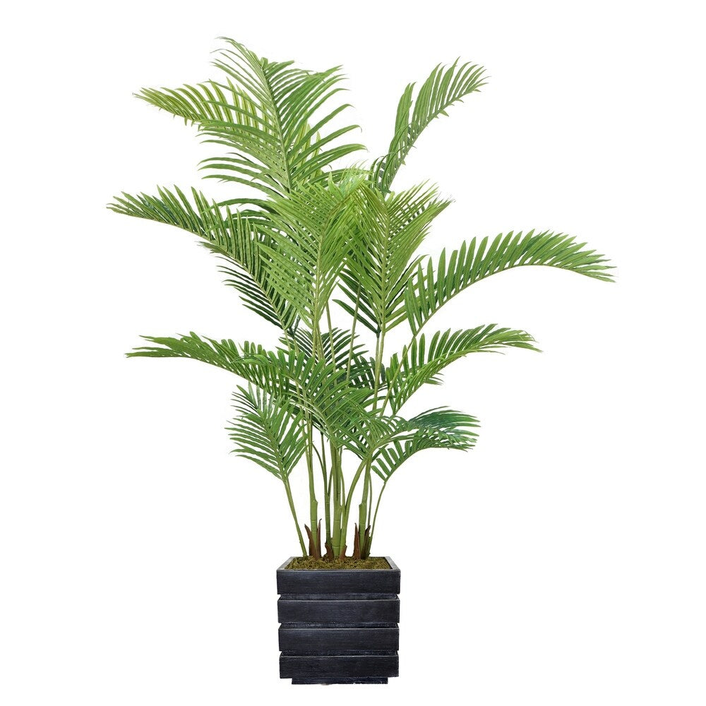 77" Real Touch Palm Tree in Fiberstone Planter