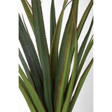 91.5" Real touch agave in Resin Planter - OS
