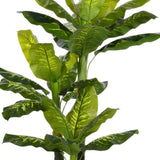 94" Tall Evergreen Artificial Lifelike Faux in Pot in Resin Planter - OS
