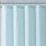 My World Printed Gingham Shower Curtain