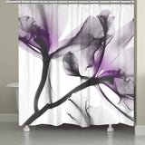 Laural Home Luminous Lavender X-Ray Shower Curtain
