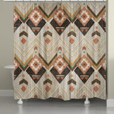 Laural Home Natural Aztec Shower Curtain