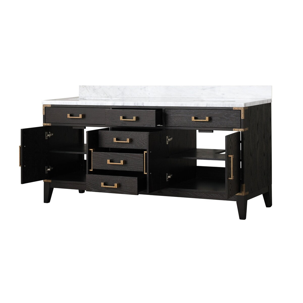 Laurel Bath Vanity and Carrara Marble Top
