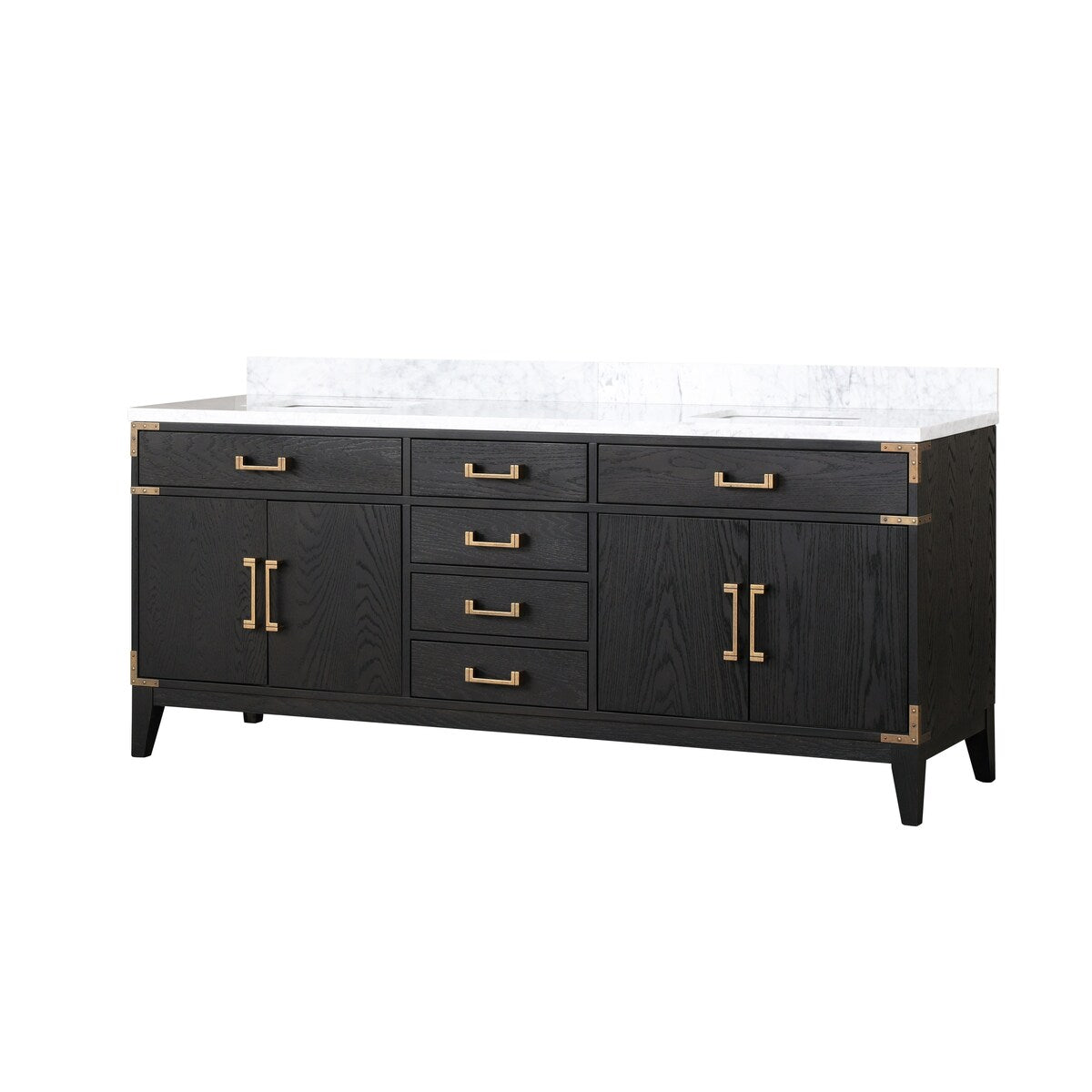 Laurel Bath Vanity and Carrara Marble Top