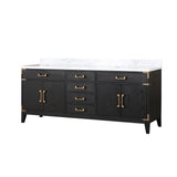 Laurel Bath Vanity and Carrara Marble Top