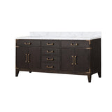Laurel Bath Vanity and Carrara Marble Top