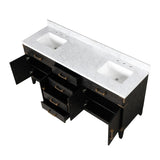 Laurel Bath Vanity and Carrara Marble Top