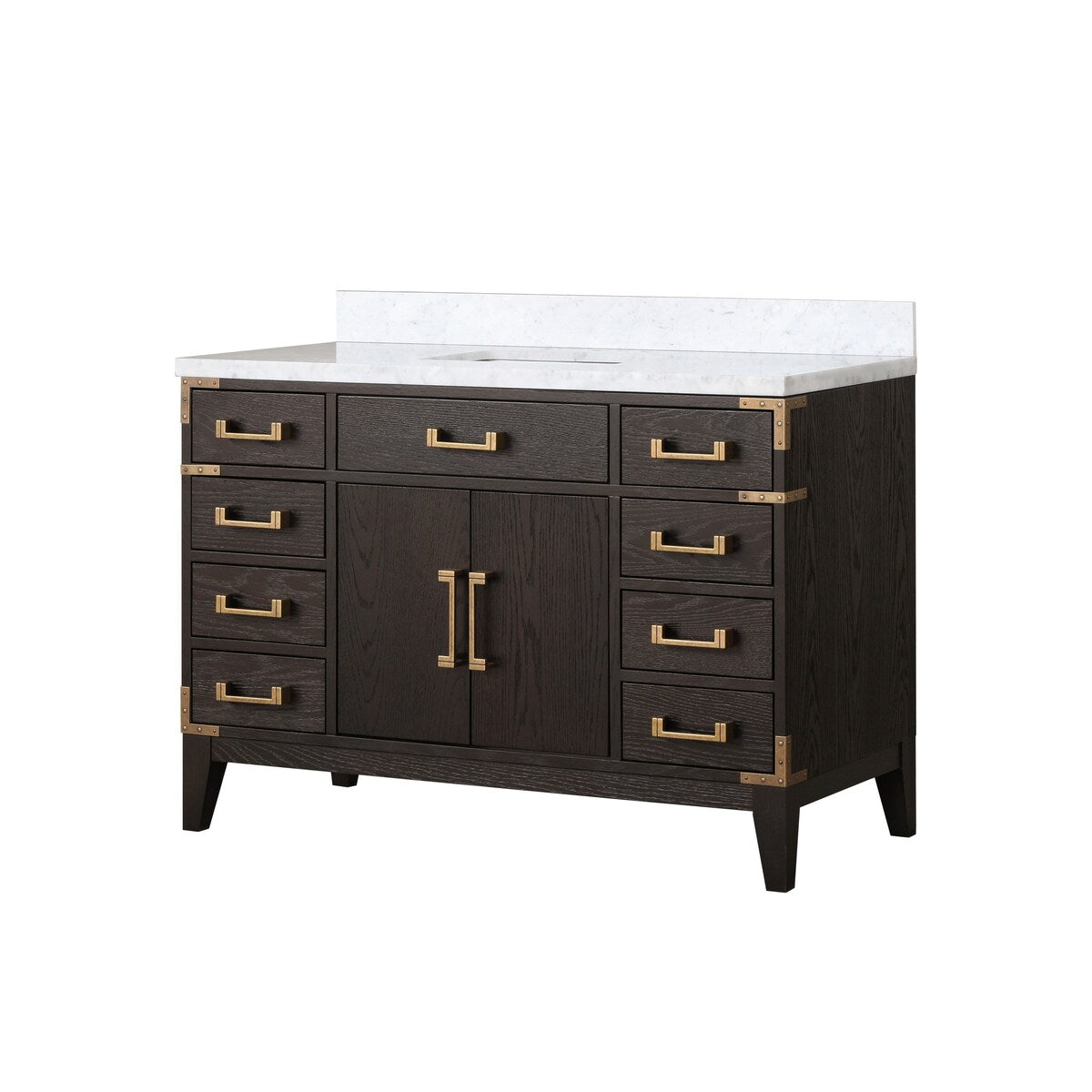 Laurel Bath Vanity and Carrara Marble Top