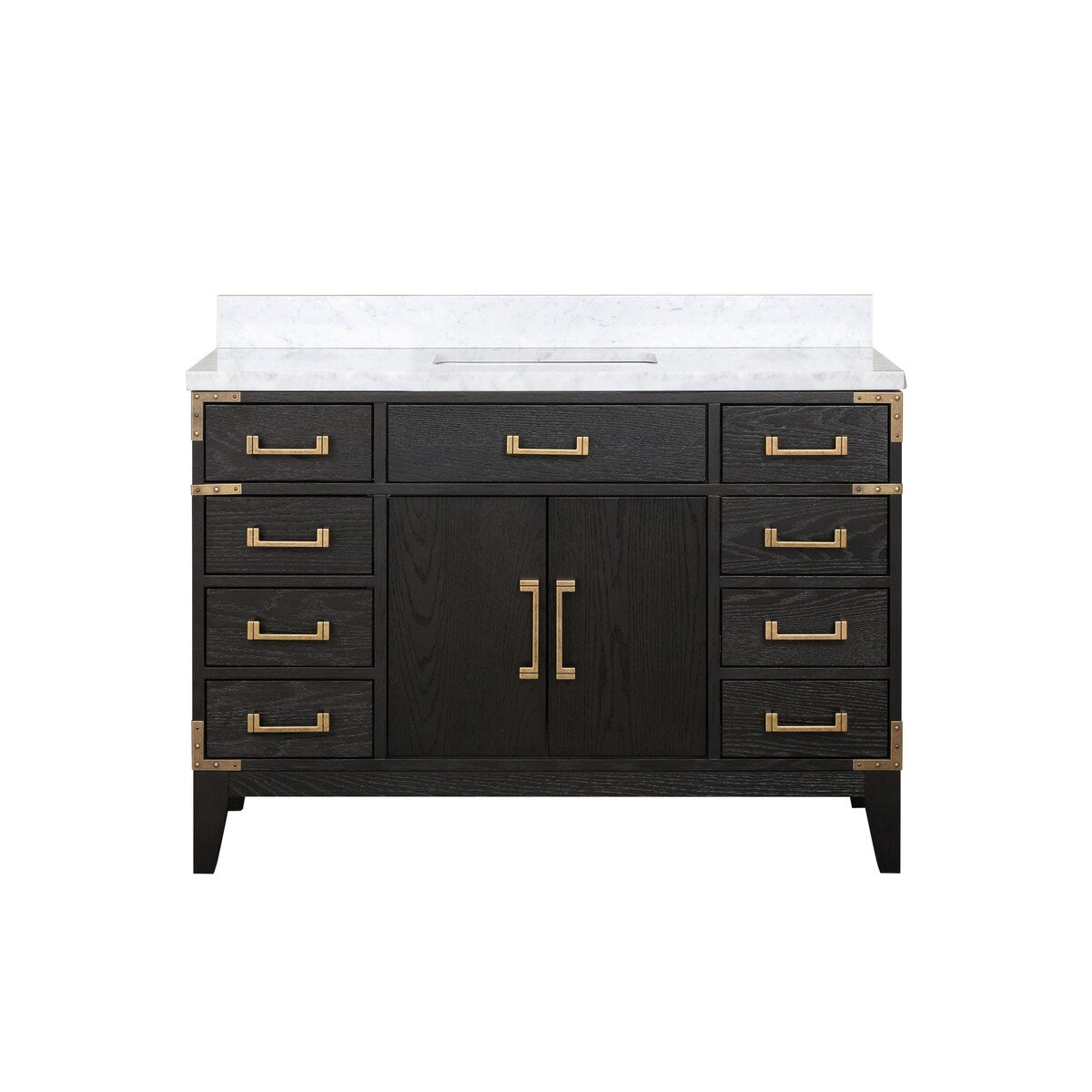 Laurel Bath Vanity and Carrara Marble Top