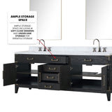 Laurel Bath Vanity and Carrara Marble Top