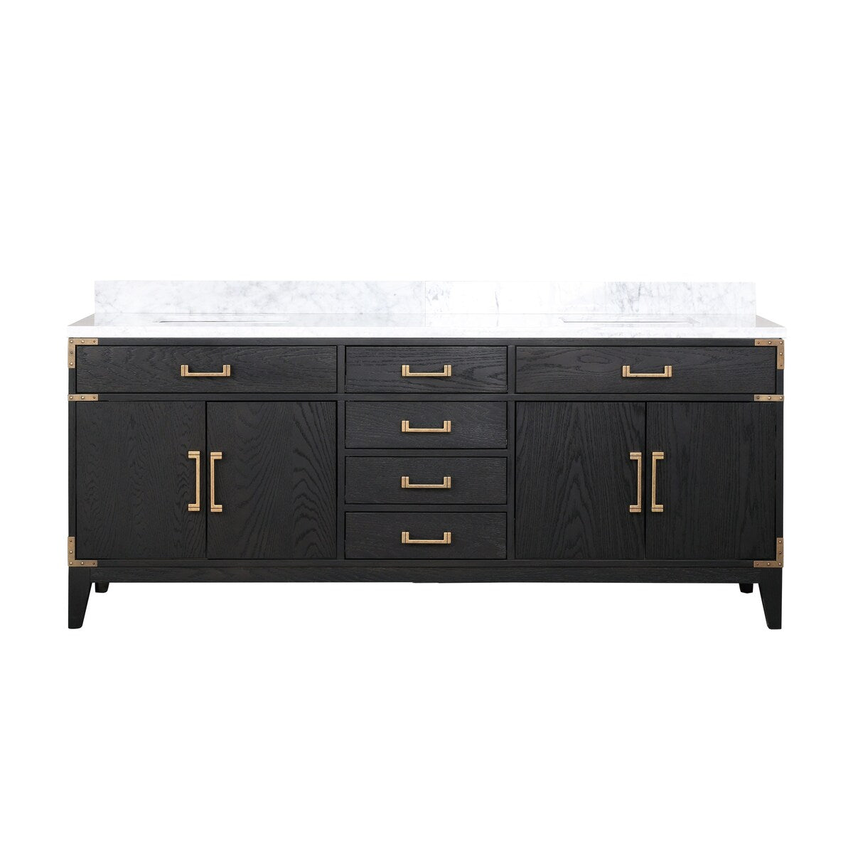 Laurel Bath Vanity and Carrara Marble Top