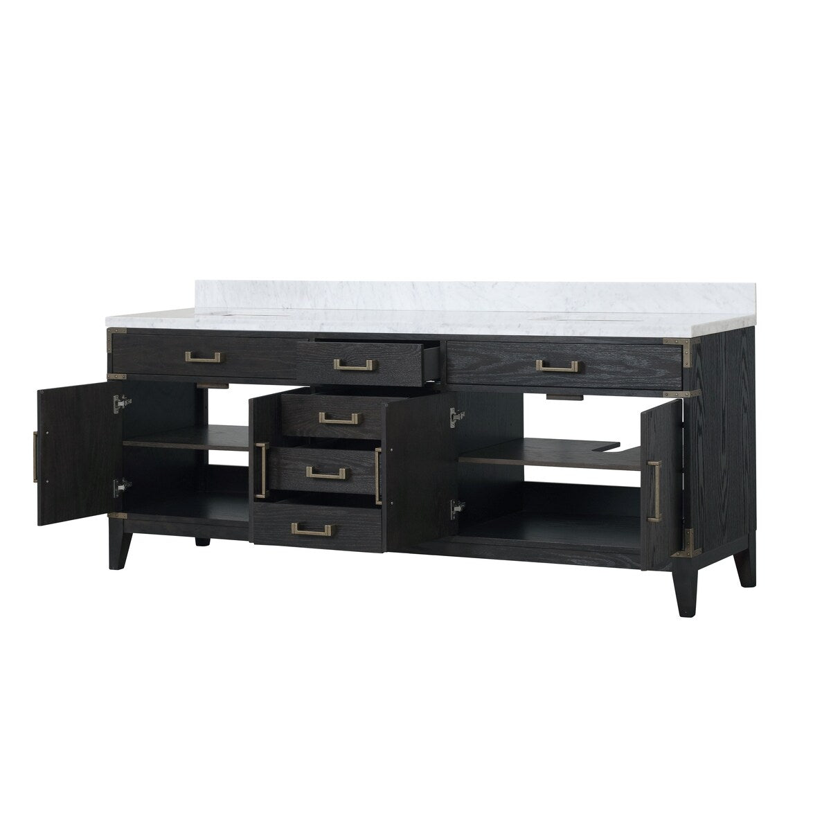 Laurel Bath Vanity and Carrara Marble Top