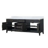 Laurel Bath Vanity and Carrara Marble Top