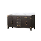 Laurel Bath Vanity and Carrara Marble Top