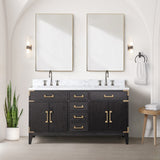Laurel Bath Vanity and Carrara Marble Top