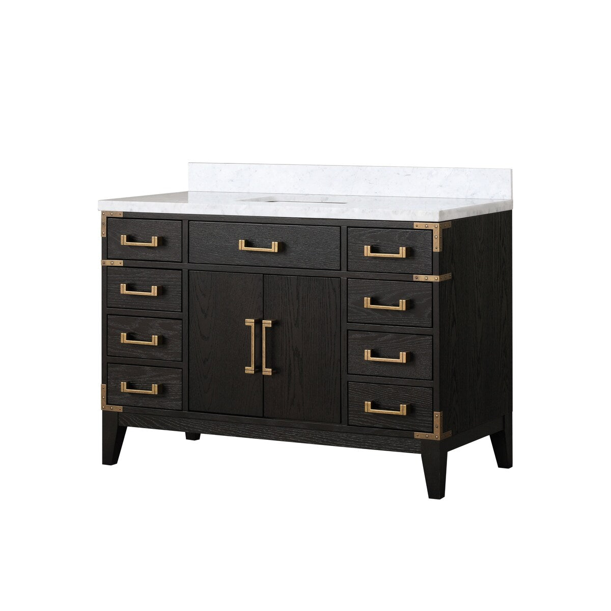 Laurel Bath Vanity and Carrara Marble Top