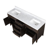Laurel Bath Vanity and Carrara Marble Top