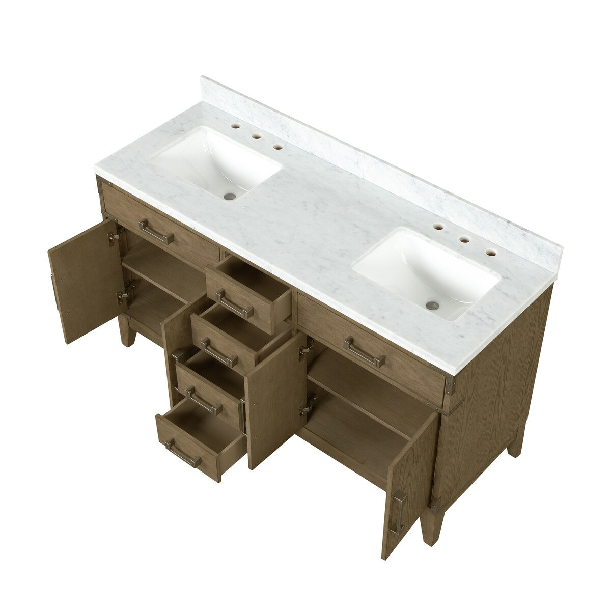 Laurel Bath Vanity and Carrara Marble Top