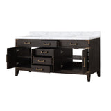 Laurel Bath Vanity and Carrara Marble Top