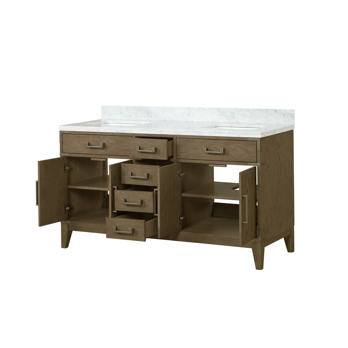 Laurel Bath Vanity and Carrara Marble Top
