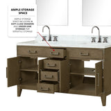 Laurel Bath Vanity and Carrara Marble Top