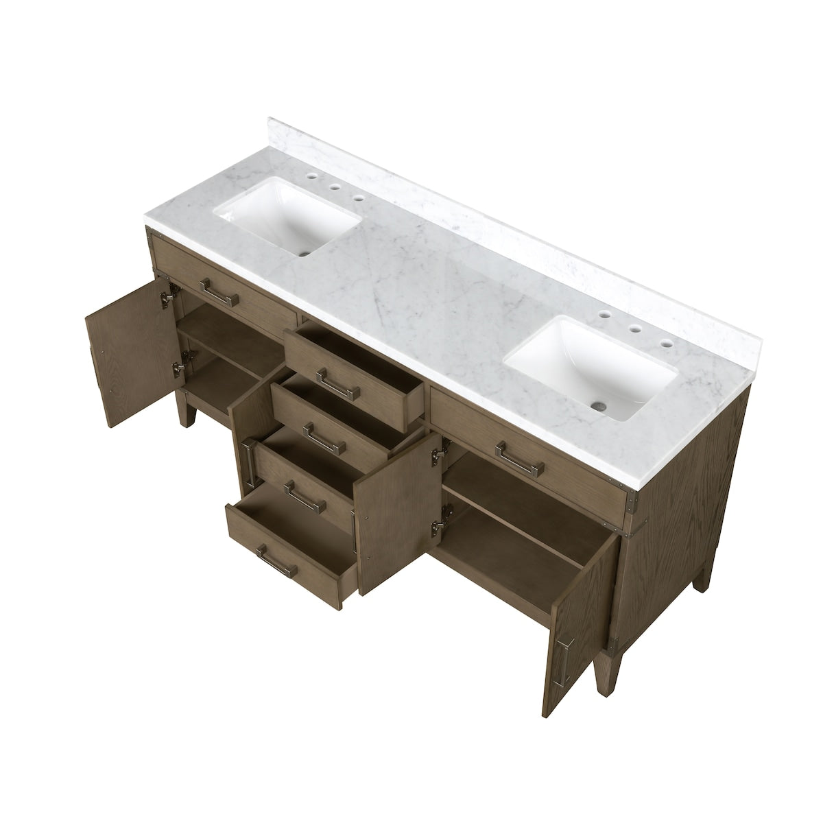 Laurel Bath Vanity and Carrara Marble Top