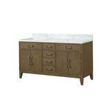 Laurel Bath Vanity and Carrara Marble Top