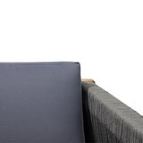 Laurel Modern Acacia Wood Outdoor 4-piece Chat Set by Christopher Knight Home
