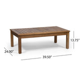Laurel Modern Acacia Wood Outdoor 4-piece Chat Set by Christopher Knight Home
