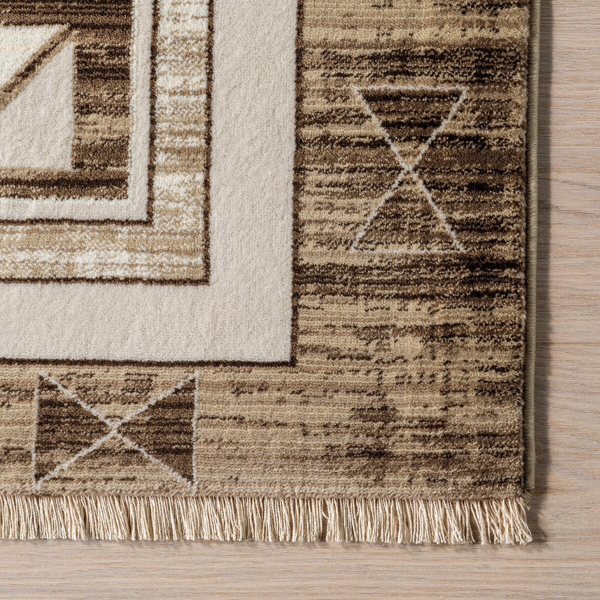 Lauren Liess x Rugs USA Agave Geometric Fringed Area Rug