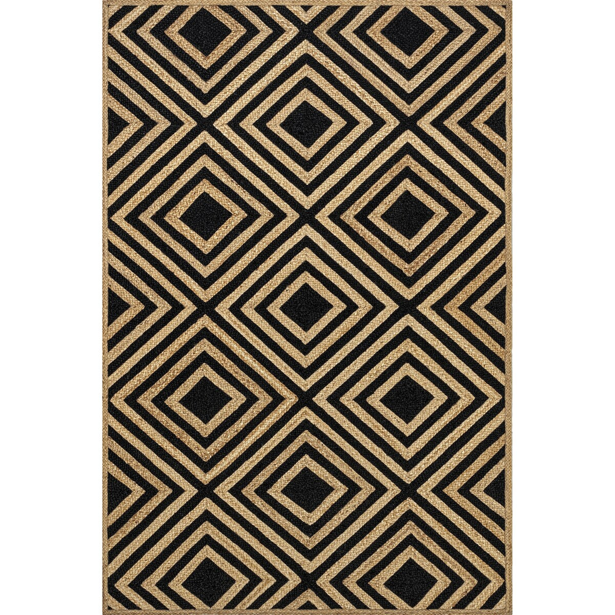 Lauren Liess x Rugs USA Dogwood Tiled Jute Area Rug