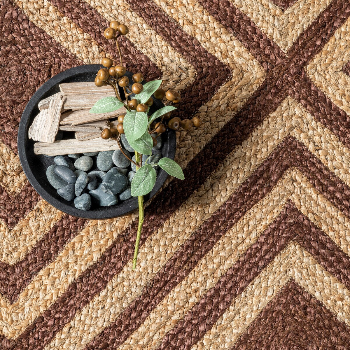 Lauren Liess x Rugs USA Dogwood Tiled Jute Area Rug