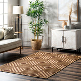 Lauren Liess x Rugs USA Dogwood Tiled Jute Area Rug