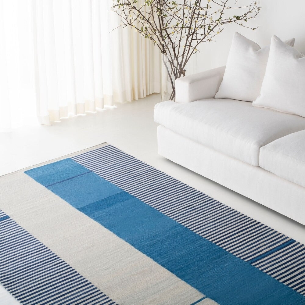 Lauren Ralph Lauren Aryn Stripe Nautical & Coastal Wool Rug..