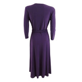 Lauren Ralph Lauren Women's Belted Surplice Midi Dress