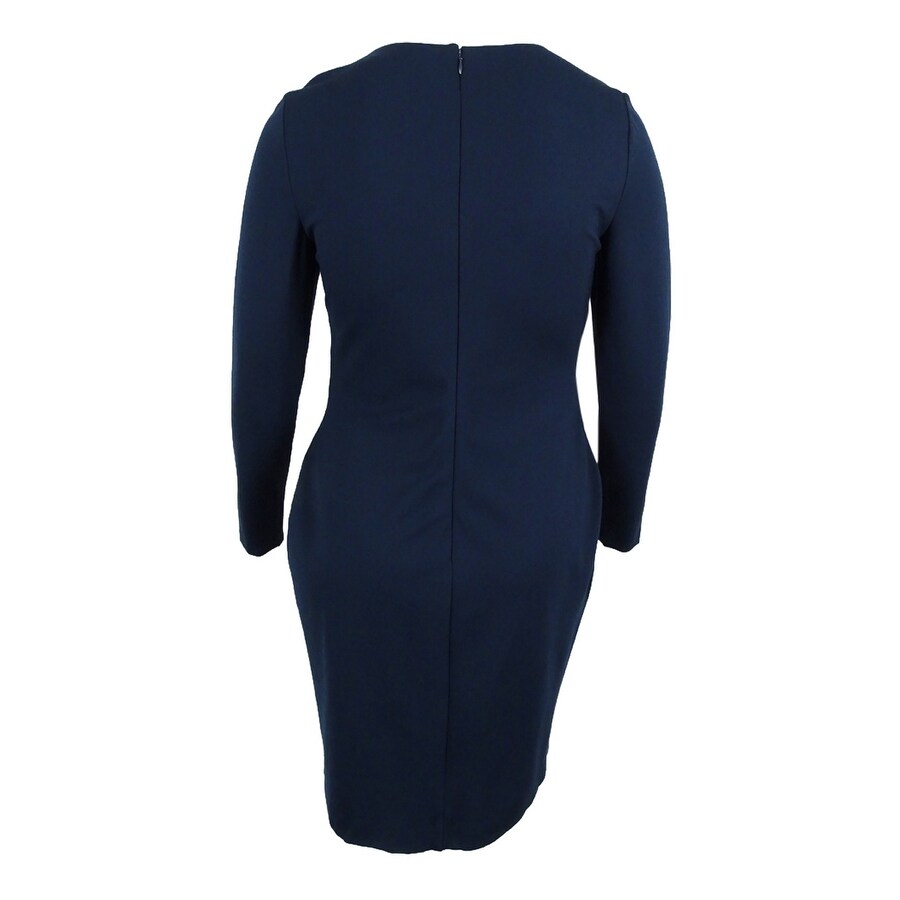 Lauren Ralph Lauren Women's Lace-Up Side Slit Dress
