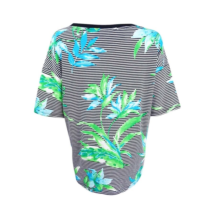 Lauren Ralph Lauren Women's Petite Printed Cotton T-Shirt
