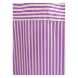 Lauren Ralph Lauren Women's Striped Broadcloth Shirt (M, Purple White)