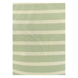 Lauren Ralph Lauren Women's Striped Stretch Cotton Midi Dress (XL, Sage/Cream)