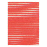 Lauren Ralph Lauren Women's Striped Stretch Cotton T-Shirt (XL, Orange/Cream)